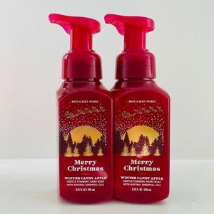 Bath & Body Works BBW Winter Candy Apple Foaming Soaps